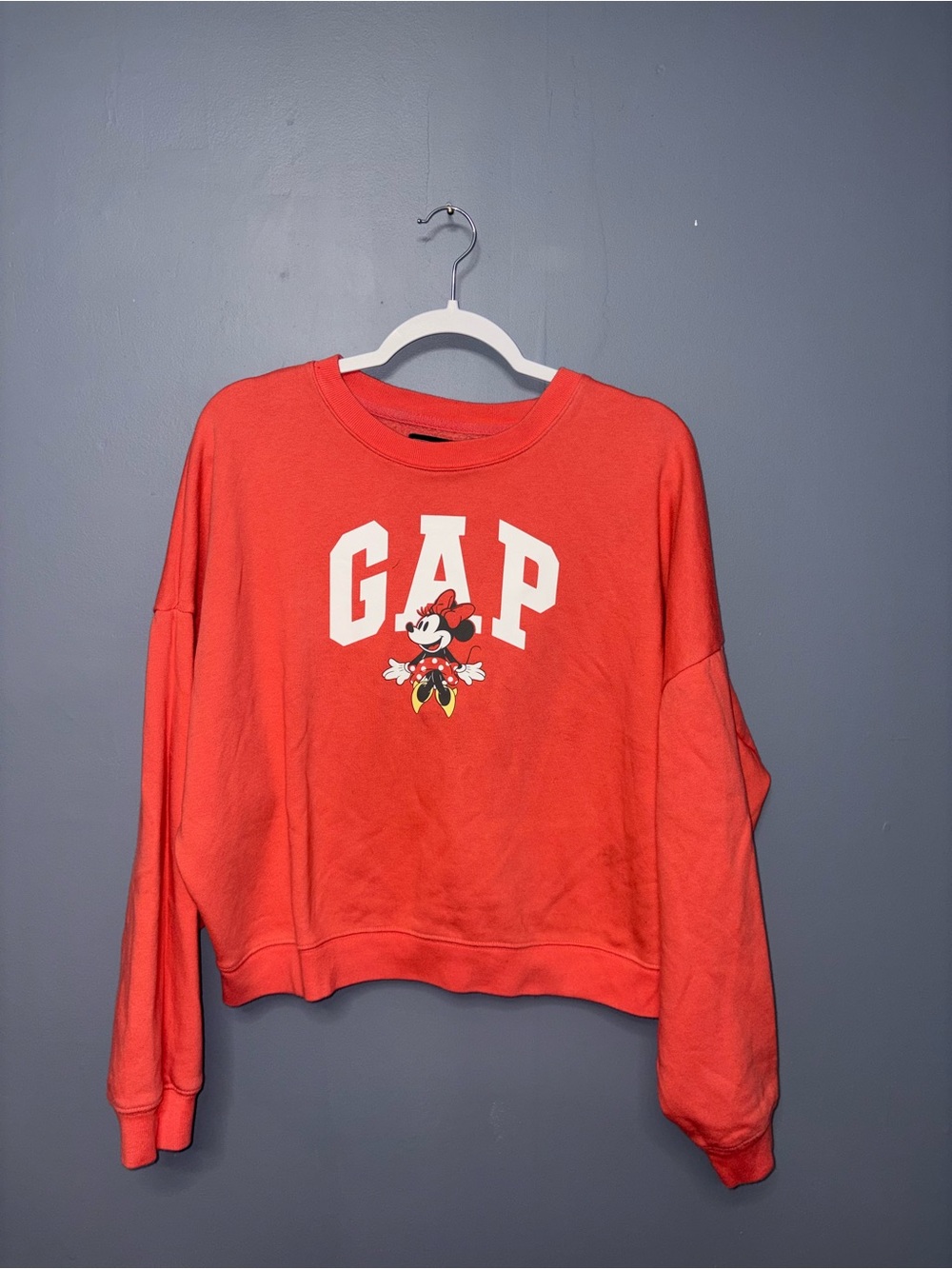 Gap | Pink Minnie Mouse Sweatshirt | Size Large